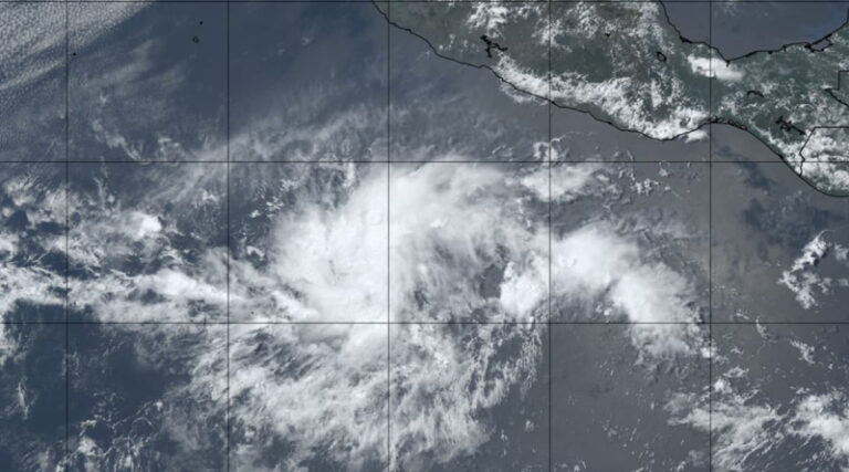 Se formó Depresión tropical en el Pacífico, frente a costas de Colima