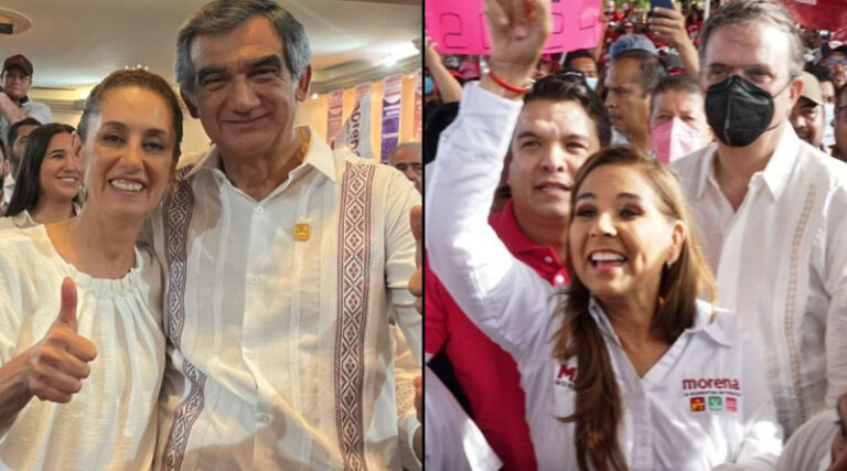 PRI denuncia ante el INE a Sheinbaum, Ebrard y Adán Augusto por intervenir en elecciones