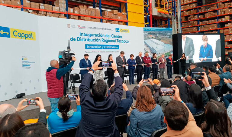 Coppel inaugura centro de distribución en Texcoco, tiene lo último en tecnología