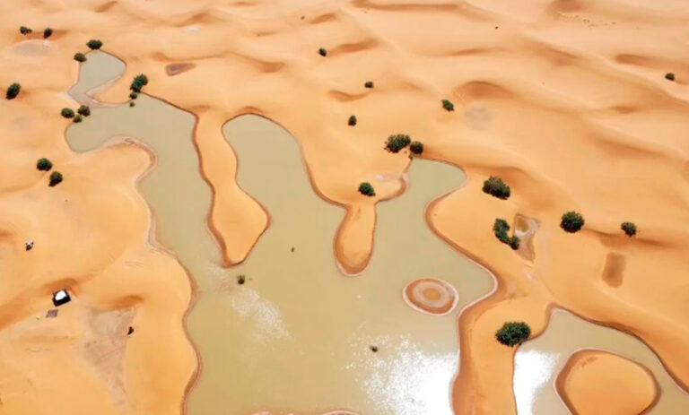 El Sahara se inundó por primera vez