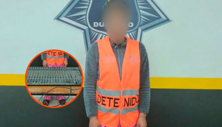 Se quería robar una mezcladora para música, la cacharon en la movida los Policías Preventivos