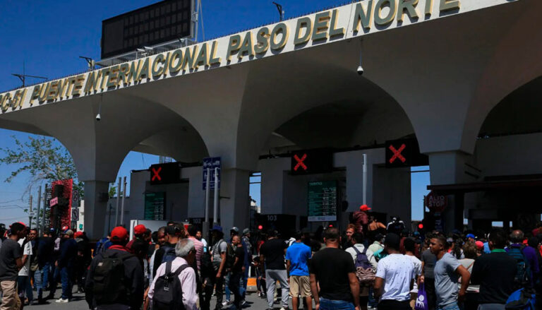 Destaca Claudia Sheinbaum baja en cruces migratorios