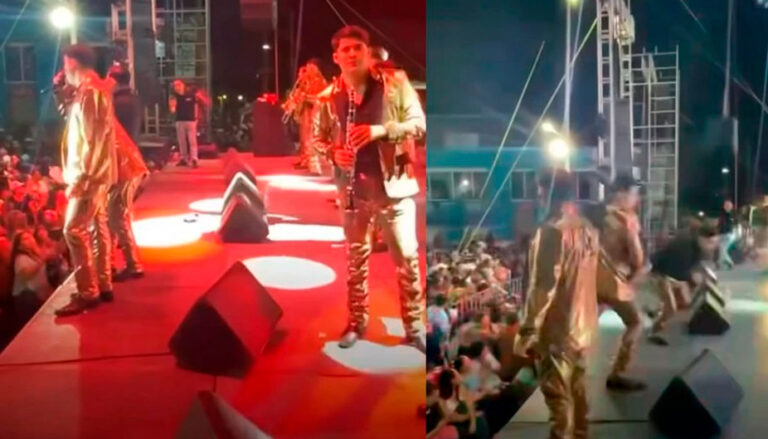 Plomazos en baile de La Arrolladora Banda El Limón en Tabasco