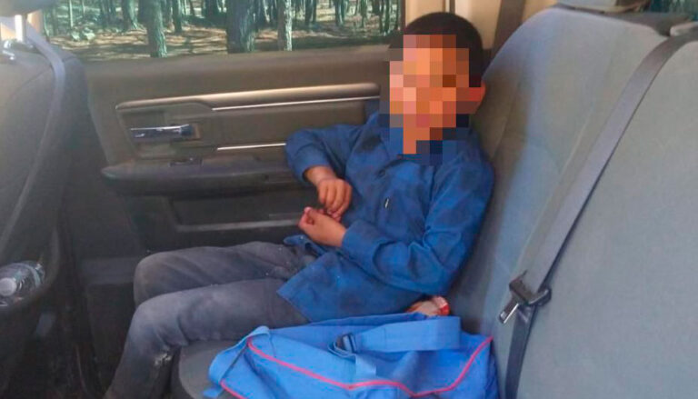 En operativo “Dragón” salvaguardan a niño extraviado en la zona indígena del Mezquital